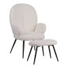 096 000044 10 Gaston chair pakoworld PP-PU blue color - natural leg 44x52x78cmIndoor furniture > Chairs