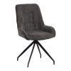 096 000053 5 Masebo pakoworld chair bouclé fabric in white color with black metallic legs 48x58.5x82cmIndoor furniture > Chairs