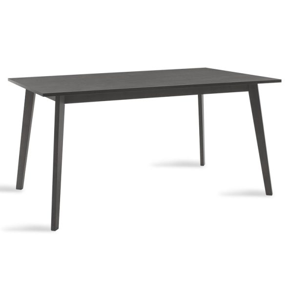 097 000006 9 Dining table Benson pakoworld mdf - venner in rustic grey color 150x90x75cmIndoor furniture > Dining Tables