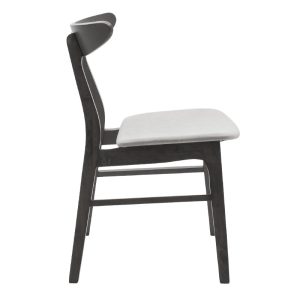 097 000008 2 5 Chair Orlean pakoworld grey fabric-anthracite rubberwood legIndoor furniture > Chairs