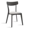 097 000012 7 Chair Nely pakoworld metal dark grey pu blackIndoor furniture > Chairs