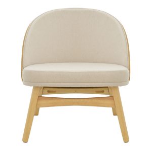 097 000014 4 3 Chair Sarian pakoworld beige fabric-rubberwood natural leg 69,5x71x70.5cmIndoor furniture > Chairs