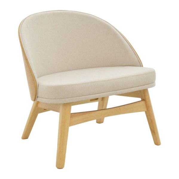 097 000014 6 Chair Sarian pakoworld beige fabric-rubberwood natural leg 69,5x71x70.5cmIndoor furniture > Chairs