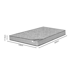 100 000045 3 3 Mattress Klaudia pakoworld Continuous spring single sided 17-18cm 120x200cmIndoor furniture > Mattresses & Support