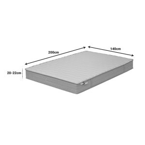 100 000055 3 2 Mattress Nemesis pakoworld pocket spring roll pack double sided aloe vera 20-22cm 140x200cmIndoor furniture > Mattresses & Support