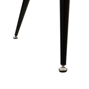 101 000019 3 3 Dining trable Astrid pakoworld glass 10mm black legs 140x80x75cmIndoor furniture > Dining Tables