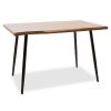 101 000024 13 Buffet Clara pakoworld in oak - dark grey color 142x35.5x83cmIndoor furniture > Buffets