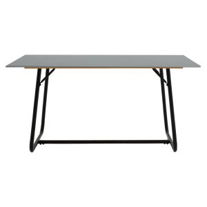 101 000075 3 2 Dinning table Revello pakoworld sintered stone black marble- metal black leg design 150x90x75cmSPRING OFFERS
