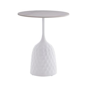 101 000098 5 Coffee table Kousien Inart white sintered stone D50x60cmIndoor furniture > Tables auxiliary