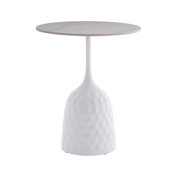 101 000098 5 Coffee table Kousien Inart white sintered stone D50x60cmIndoor furniture > Tables auxiliary