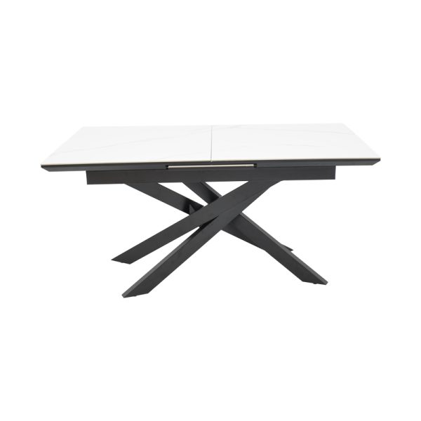 101 000107 2 3 Table Ragemi pakoworld grey mdf-black metal 160-200x90x75cmSPRING OFFERS