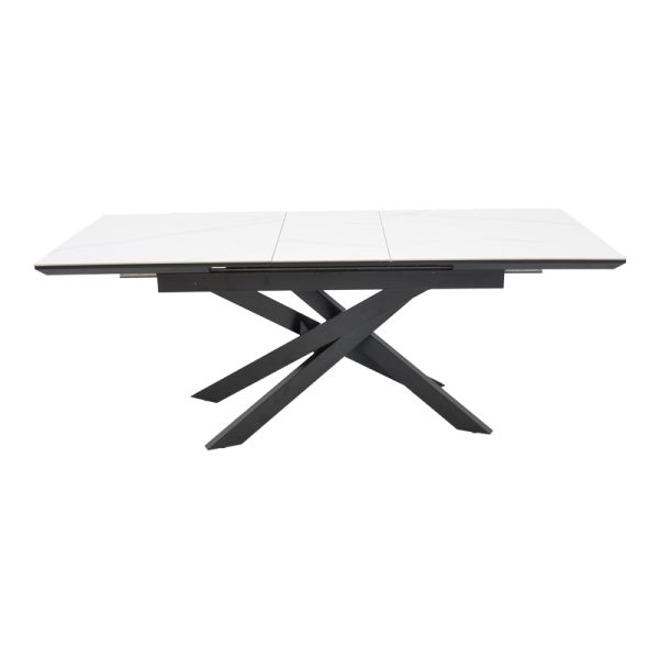 101 000107 3 3 Table Ragemi pakoworld grey mdf-black metal 160-200x90x75cmSPRING OFFERS