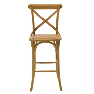 102 000005 3 3 Bar stool Reid pakoworld wood sonoma- brown rattanEASTER OFFERS