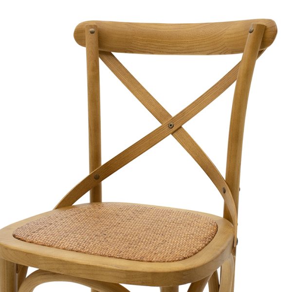 102 000005 4 3 Bar stool Reid pakoworld wood sonoma- brown rattanEASTER OFFERS