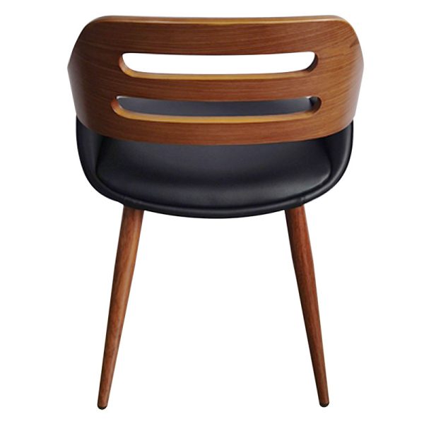106 000018 3 Armchair Valeria pakoworld PU black-leg walnutIndoor furniture > Armchairs
