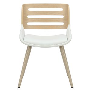 106 000036 3 4 Chair Brody pakoworld white pu- natural legHOT DEALS