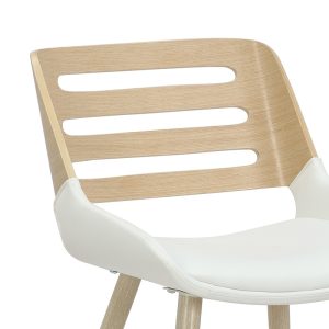 106 000036 4 4 Chair Brody pakoworld white pu- natural legHOT DEALS