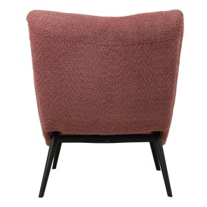 110 000080 4 3 Silla pakoworld boucle fabric armchair in dusty pink 97x80x100cmIndoor furniture > Living room armchairs
