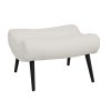 110 000082 6 Silla pakoworld boucle fabric armchair in white color 97x80x100cmIndoor furniture > Living room armchairs