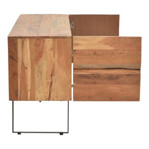 113 000038 4 3 TV cabinet Dervie pakoworld natural solid acacia wood 130x43.5x66.5cmBOHO CHIC > Other Furnishings