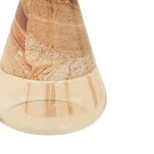 115 003177 2 2 Coffe table Boundar Inart beige-gold metal-glass D50x49cmIndoor furniture > Coffee tables
