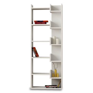 119 000097 6 Bookcase Oppa pakoworld white 61x22x162Indoor furniture > Bookshelves