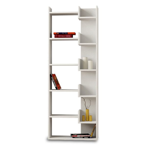 119 000097 6 Bookcase Oppa pakoworld white 61x22x162Indoor furniture > Bookshelves