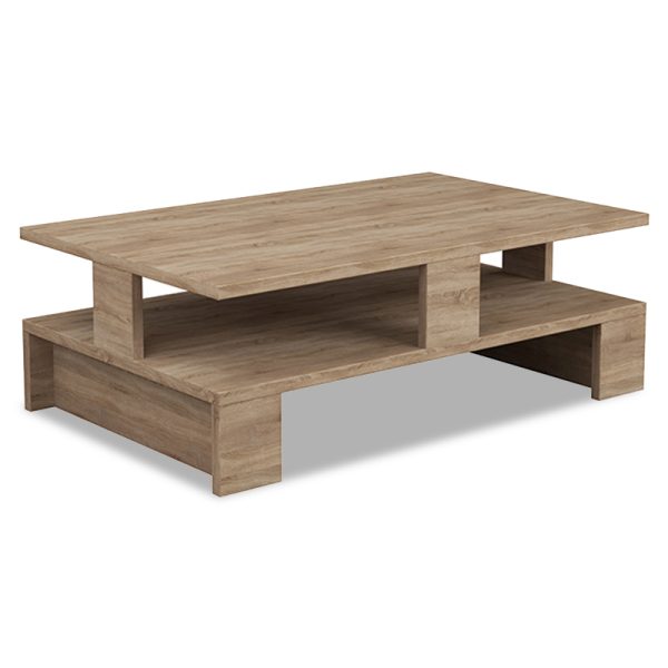119 000759 5 Coffee Table Mansu pakoworld in oak color 80x50x27,5cmIndoor furniture > Coffee tables
