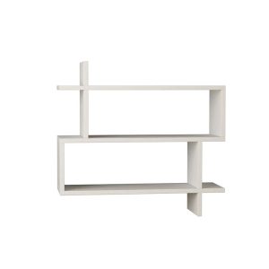 119 000773 11 Wall shelf Paralel pakoworld white Color 70x22x65,5cmIndoor furniture > Wall shelves