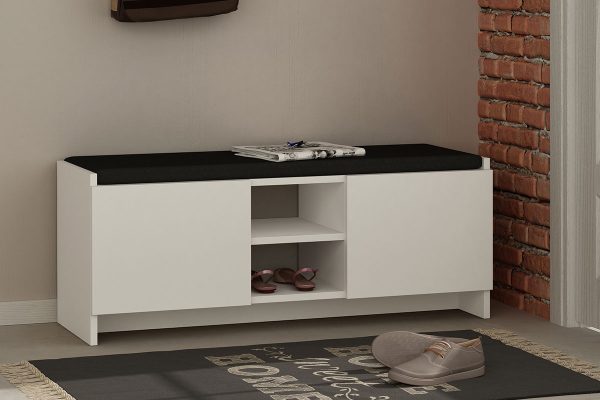 119 000816 2 5 Entrance furniture stool-shoe cabinet Zulla pakoworld 10 pairs white 110x37x43 cmIndoor furniture > Shoe storage cabinet & cupboards