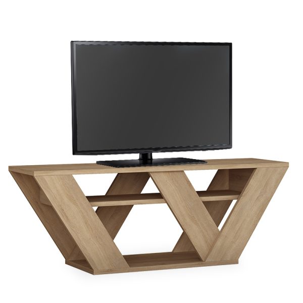 119 000968 9 Pipralla pakoworld TV Stand in oak color 110x30x40cmIndoor furniture > TV stands