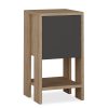 119 000998 10 Nightstand Mozart pakoworld in walnut colour 40x40x61cmIndoor furniture > Bedside tables
