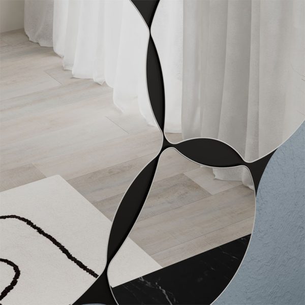 119 001193 2 9 Mirror Gorta pakoworld black 75x2x51cmDecoration > Mirrors