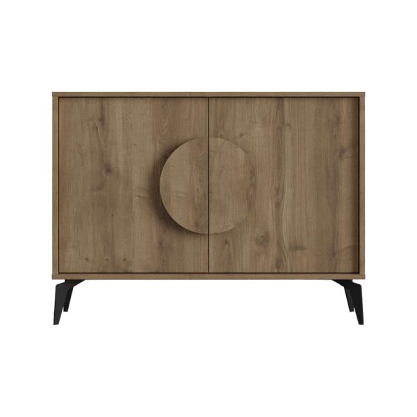 119 001233 3 4 Buffet Gora pakoworld in light walnut color 110x35.6x82cmIndoor furniture > Buffets