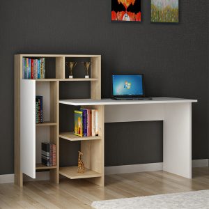 120 000022 2 5 Office desk Slate pakoworld white-oak 20x60x112cmOffice furniture > Working desk
