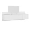 120 000126 6 Corner sofa Boston pakoworld right corner fabric elephant-ciel 290x235x95cmIndoor furniture > Sofas & Armchairs - Pre Order