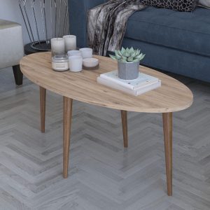 120 000135 2 5 Coffee table Barton pakoworld sonoma-brown 90x45x40cmIndoor furniture > Coffee tables