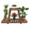 120 000158 6 Floor shelf unit Tace pakoworld metallic in white-natural color 50x30x129cmIndoor furniture > Home organization > Kitchen > Shelves