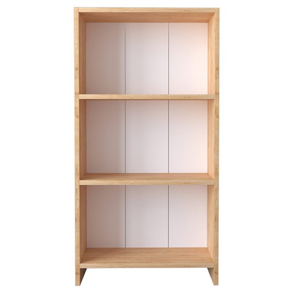 120 000255 3 5 Bookcase Ferma pakoworld sonoma-white 56x20x108cmIndoor furniture > Bookshelves