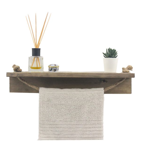 120 000301 2 2 Sidra pakoworld gray antique walnut 50x9x10cmIndoor furniture > Home organization > Bathroom > Bathroom accessories