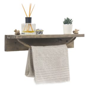 120 000301 3 Sidra pakoworld gray antique walnut 50x9x10cmIndoor furniture > Home organization > Bathroom > Bathroom accessories