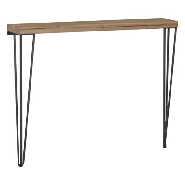 120 000306 9 Tetty pakoworld console black-black 90x14x75cmIndoor furniture > Drawers-consoles