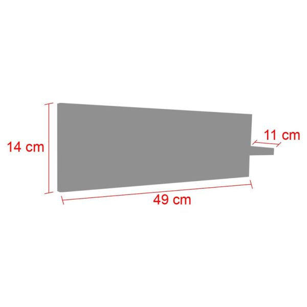 120 000316 2 5 Hanger Lolia pakoworld natural 49x11x14cmIndoor furniture > Hoods - Hangers