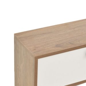 120 000396 3 3 Tv set Salon pakoworld in white-walnut color 120x25x37cmIndoor furniture > TV stands