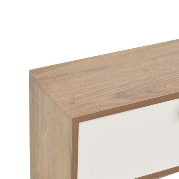 120 000396 3 3 Tv set Salon pakoworld in white-walnut color 120x25x37cmIndoor furniture > TV stands