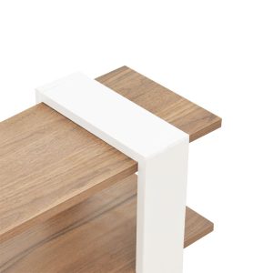 120 000396 4 3 Tv set Salon pakoworld in white-walnut color 120x25x37cmIndoor furniture > TV stands