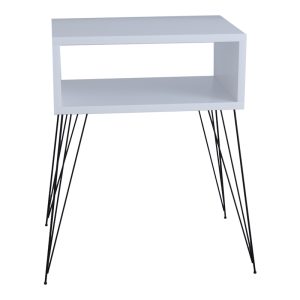 120 000400 2 5 Nighstand Naida pakoworld white melamine 45x30x57cmIndoor furniture > Bedside tables