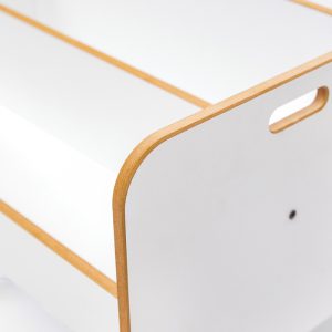 120 000420 3 2 Dovere pakoworld shelf white mdf 56x34x55cmIndoor furniture > Wall shelves