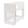 120 000420 5 Montessori shelf Zoilen pakoworld white-blue mdf 50x30x80cmIndoor furniture > Home organization > Kitchen > Shelves