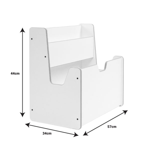 120 000422 2 2 Crane rack pakoworld white mdf 57x34x55cmIndoor furniture > Home organization > Kitchen > Shelves